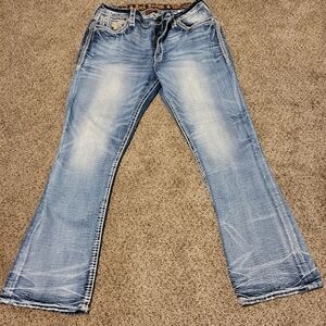 Rock Revival Pine Bark Easy Boot jeans sz 36